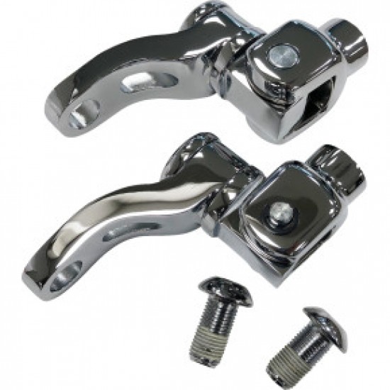 DRAG SPECIALTIES PASSENGER PEG MOUNT - ADJUSTABLE - CHROME # 1620-2476
