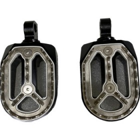 DRAG SPECIALTIES QUALIFIER FOOT PEGS - BLACK - HD # 1620-2485