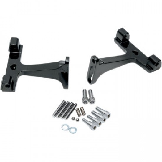 DRAG SPECIALTIES PASSENGER FOOTBOARD MOUNT - BLACK # 1621-0393