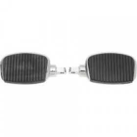 DRAG SPECIALTIES MINI FOOTBOARDS - MALE 3 - CHROME # 1621-0722