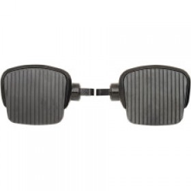 DRAG SPECIALTIES MINI FOOTBOARDS - MALE 4 - BLACK # 1621-0725