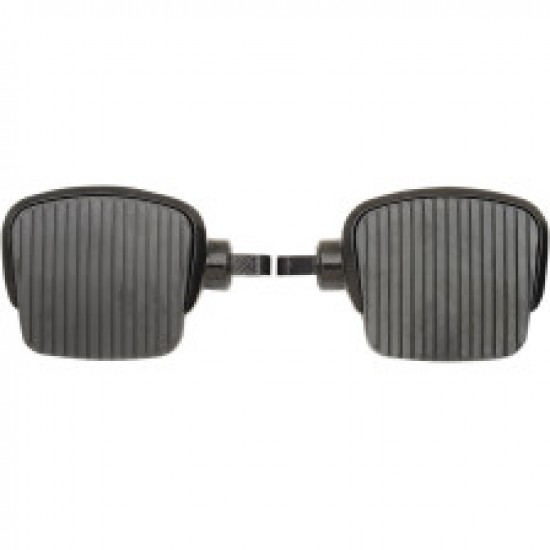 DRAG SPECIALTIES MINI FOOTBOARDS - MALE 4 - BLACK # 1621-0725