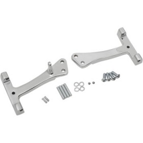 DRAG SPECIALTIES PASSENGER FLOORBOARD MOUNT - CHROME - FXD/FLD # 1621-0726