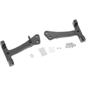 DRAG SPECIALTIES PASSENGER FLOORBOARD MOUNT - BLACK - FXD/FLD # 1621-0727