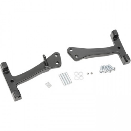 DRAG SPECIALTIES PASSENGER FLOORBOARD MOUNT - BLACK - FXD/FLD # 1621-0727