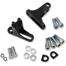DRAG SPECIALTIES PASSENGER FOOTPEG MOUNT - BLACK # 1621-0785