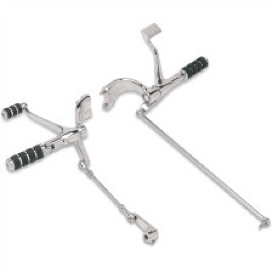 DRAG SPECIALTIES FORWARD CONTROL - STANDARD - CHROME - XL # 1622-0140 DRAG SPECIALTIES FORWARD CONTROL - STANDARD - CHROME - XL # 1622-0140