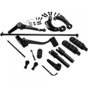 DRAG SPECIALTIES FORWARD CONTROL - STANDARD - BLACK - XL # 1622-0349