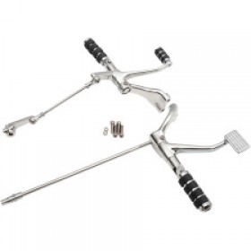 DRAG SPECIALTIES FORWARD CONTROL - STANDARD - CHROME - XL # 1622-0486