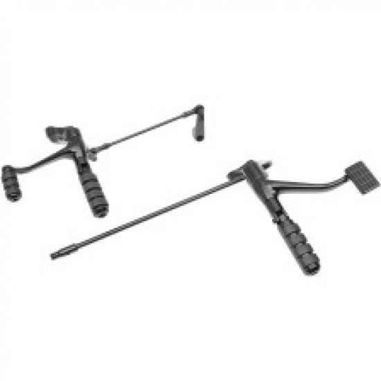 DRAG SPECIALTIES FORWARD CONTROL - STANDARD - BLACK - XL # 1622-0487