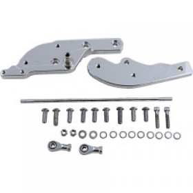 DRAG SPECIALTIES FORWARD CONTROL EXTENSIONS - 3 FORWARD - CHROME - FL/FX # 1622-0553