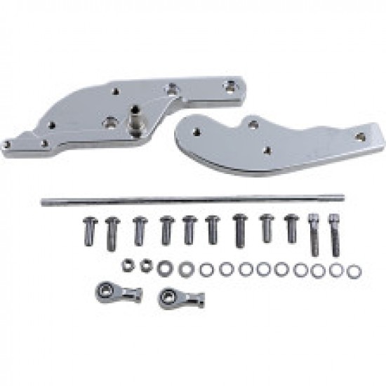 DRAG SPECIALTIES FORWARD CONTROL EXTENSIONS - 3 FORWARD - CHROME - FL/FX # 1622-0553 DRAG SPECIALTIES FORWARD CONTROL EXTENSIONS - 3 FORWARD - CHROME - FL/FX # 1622-0553