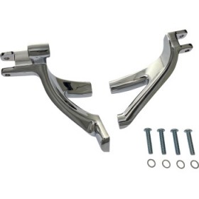 DRAG SPECIALTIES FORWARD CONTROL MOUNT - CHROME - FL/FX # 1622-0571 