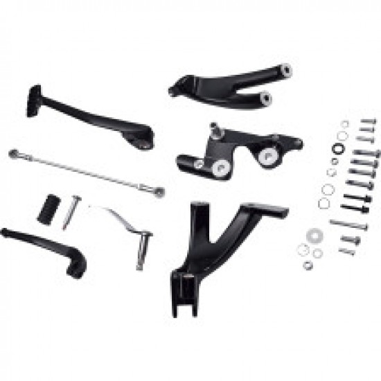 DRAG SPECIALTIES FORWARD CONTROL KIT - BLACK - FL/FX # 1622-0574 DRAG SPECIALTIES FORWARD CONTROL KIT - BLACK - FL/FX # 1622-0574