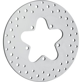 DRAG SPECIALTIES DRILLED BRAKE ROTOR - REAR - 11.5 - TOURING # 1710-1063