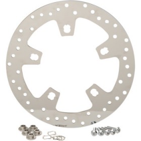 DRAG SPECIALTIES DRILLED BRAKE ROTOR - FRONT - 11.8 - TOURING # 1710-2403