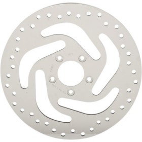 DRAG SPECIALTIES DRILLED BRAKE ROTOR - FRONT - 11.8 - SOFTAIL/SPORSTER # 1710-3048