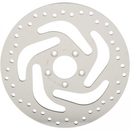 DRAG SPECIALTIES DRILLED BRAKE ROTOR - FRONT - 11.8 - SOFTAIL/SPORSTER # 1710-3048 DRAG SPECIALTIES DRILLED BRAKE ROTOR - FRONT - 11.8 - SOFTAIL/SPORSTER # 1710-3048