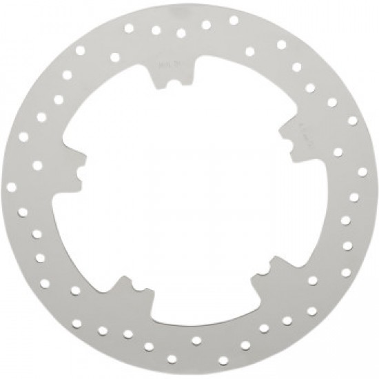 DRAG SPECIALTIES DRILLED BRAKE ROTOR - FRONT - 11.8 - DYNA/V-ROD # 1710-3155 DRAG SPECIALTIES DRILLED BRAKE ROTOR - FRONT - 11.8 - DYNA/V-ROD # 1710-3155