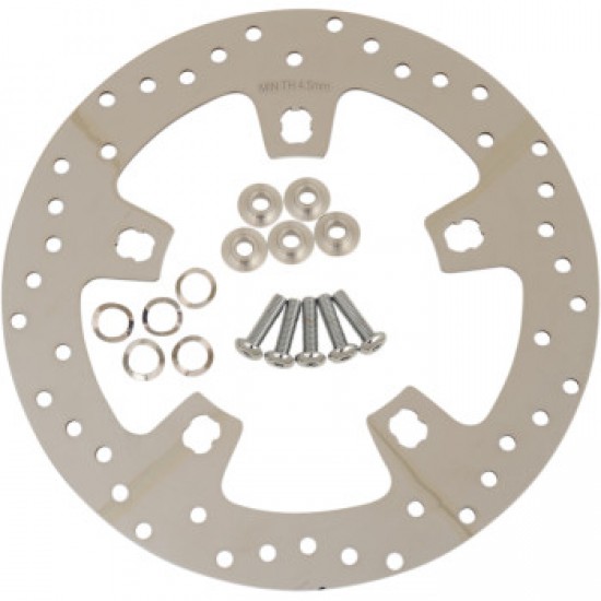 DRAG SPECIALTIES FRONT ROTOR - 11.5 - POLISHED # 1710-3409 DRAG SPECIALTIES FRONT ROTOR - 11.5 - POLISHED # 1710-3409