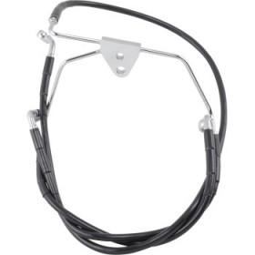 DRAG SPECIALTIES BRAKE LINE - FRONT - BLACK - 10 - FLH 96-07 # 1741-2519