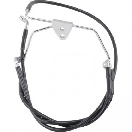 DRAG SPECIALTIES BRAKE LINE - FRONT - BLACK - 10 - FLH 96-07 # 1741-2519 DRAG SPECIALTIES BRAKE LINE - FRONT - BLACK - 10 - FLH 96-07 # 1741-2519