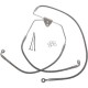 DRAG SPECIALTIES BRAKE LINE - FRONT - 6 - TOURING - STAINLESS STEEL # 1741-2626