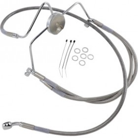 DRAG SPECIALTIES BRAKE LINE - FRONT - 6 - STAINLESS STEEL # 1741-2636