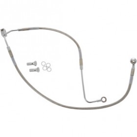 DRAG SPECIALTIES BRAKE LINE - FRONT (LOWER/UPPER) - STAINLESS STEEL # 1741-3775