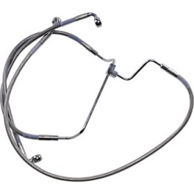 DRAG SPECIALTIES BRAKE LINE - 4 - STAINLESS STEEL # 1741-3977