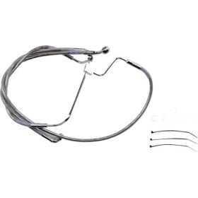 DRAG SPECIALTIES BRAKE LINE - 6 - STAINLESS STEEL # 1741-3979