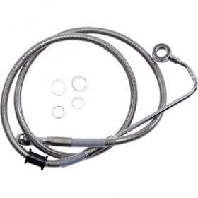 DRAG SPECIALTIES BRAKE LINE - 6 - STAINLESS STEEL - 15-17 SOFTAIL # 1741-5757