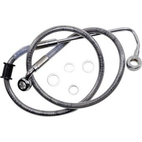DRAG SPECIALTIES BRAKE LINE - FRONT (UPPER) - STAINLESS STEEL # 1741-5764