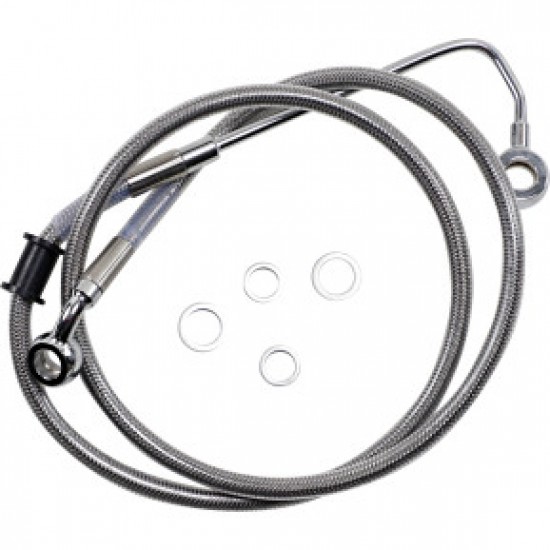 DRAG SPECIALTIES BRAKE LINE - 8 - STAINLESS STEEL - 15-17 SOFTAIL # 1741-5768 DRAG SPECIALTIES BRAKE LINE - 8 - STAINLESS STEEL - 15-17 SOFTAIL # 1741-5768