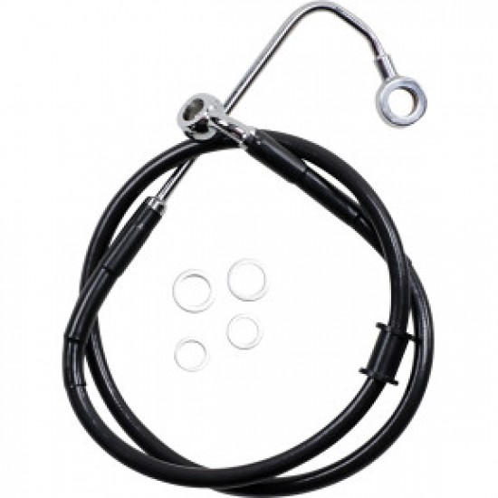 DRAG SPECIALTIES BRAKE LINE - 2 - BLACK - 15-17 SOFTAIL # 1741-5771 DRAG SPECIALTIES BRAKE LINE - 2 - BLACK - 15-17 SOFTAIL # 1741-5771