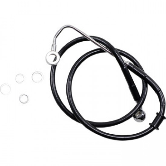 DRAG SPECIALTIES BRAKE LINE - 6 - BLACK - 15-17 SOFTAIL # 1741-5773 DRAG SPECIALTIES BRAKE LINE - 6 - BLACK - 15-17 SOFTAIL # 1741-5773