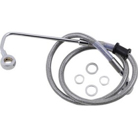 DRAG SPECIALTIES BRAKE LINE - FRONT (UPPER) - STAINLESS STEEL # 1741-5776