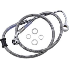 DRAG SPECIALTIES BRAKE LINE - 4 - STAINLESS STEEL - 15-17 SOFTAIL # 1741-5778
