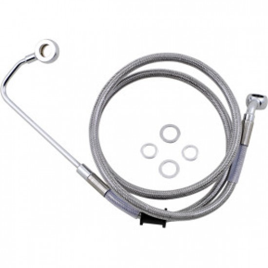 DRAG SPECIALTIES BRAKE LINE - 10 - STAINLESS STEEL - 15-17 SOFTAIL # 1741-5781 DRAG SPECIALTIES BRAKE LINE - 10 - STAINLESS STEEL - 15-17 SOFTAIL # 1741-5781