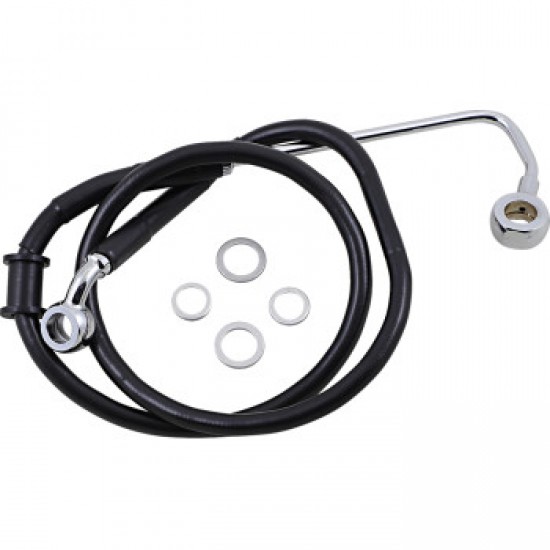 DRAG SPECIALTIES BRAKE LINE - 2 - BLACK - 15-17 SOFTAIL # 1741-5783 DRAG SPECIALTIES BRAKE LINE - 2 - BLACK - 15-17 SOFTAIL # 1741-5783