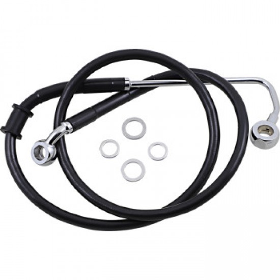 DRAG SPECIALTIES BRAKE LINE - 6 - BLACK - 15-17 SOFTAIL # 1741-5785 DRAG SPECIALTIES BRAKE LINE - 6 - BLACK - 15-17 SOFTAIL # 1741-5785