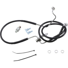 DRAG SPECIALTIES BRAKE LINE - REAR - BLACK - 3 NON ABS # 1741-6235