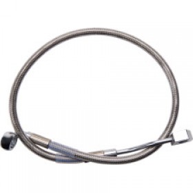 DRAG SPECIALTIES BRAKE LINE - REAR - MASTER CYLINDER TO ABS - STAINLESS STEEL # 1741-6344