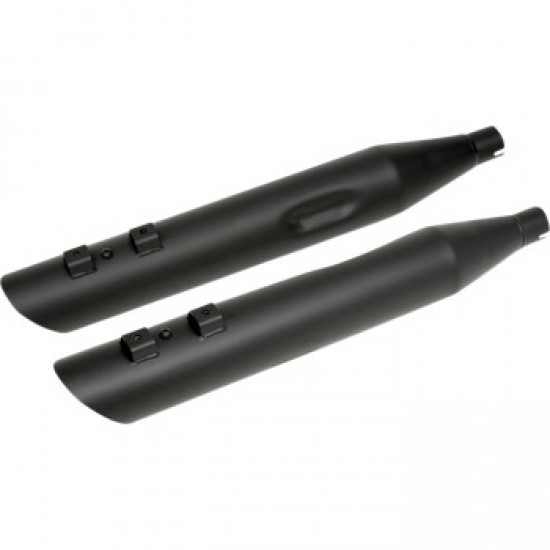DRAG SPECIALTIES 3-1/2 SLASHDOWN SLIP-ON MUFFLERS - BLACK # 1801-1184 DRAG SPECIALTIES 3-1/2 SLASHDOWN SLIP-ON MUFFLERS - BLACK # 1801-1184