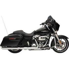 DRAG SPECIALTIES 4 SLASHDOWN SLIP-ON MUFFLERS - CHROME # 1801-1189