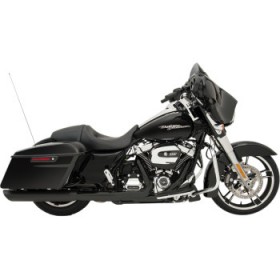 DRAG SPECIALTIES 4 SLASHDOWN SLIP-ON MUFFLERS - BLACK # 1801-1190