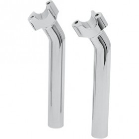DRAG SPECIALTIES RISERS - BUFFALO - 9 - CHROME # 1803-1513