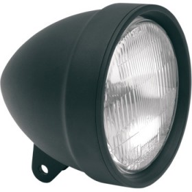 DRAG SPECIALTIES HEADLIGHT - 5-3/4 - BLACK # 2001-0207