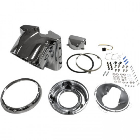 DRAG SPECIALTIES 7 NACELLE HEADLIGHT KIT - CHROME # 2001-1481 DRAG SPECIALTIES 7 NACELLE HEADLIGHT KIT - CHROME # 2001-1481