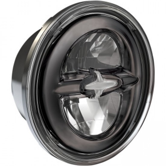 DRAG SPECIALTIES 5.75 REFLECTOR STYLE LED HEADLAMP - DARK CHROME # 2001-1791